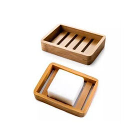 Wholesale Lot 25 Natural Bamboo Wood Bathroom  Soap Tray Dish U.S Stock Pcs 