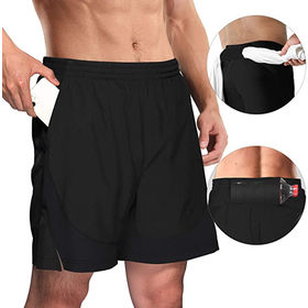 Clearance!Men Compression Short Running Tights Men's Quick Dry Gym