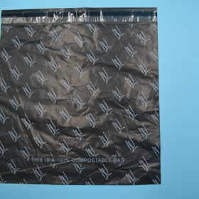 Bolsa de ropa PLA biodegradable compostable con impresión personalizada