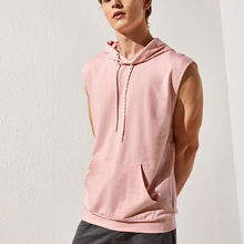 custom sleeveless hoodie