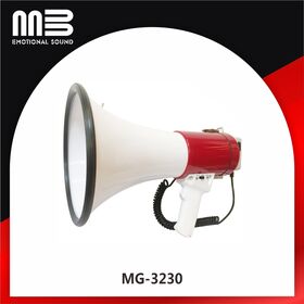 Megaphone 25W avec sirène micro main détachable et USB