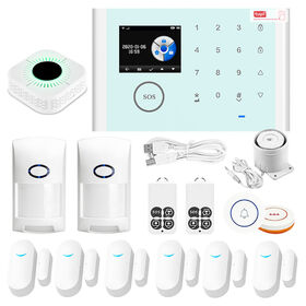 Kit d'alarme GSM 2G avec intégration TuyaSmart, connectivité double réseau et alertes en temps réel pour une protection complète de la maison