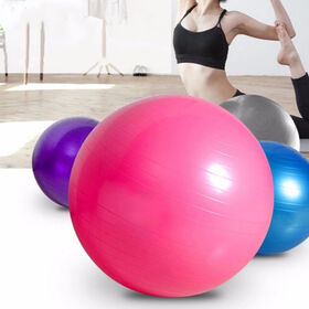 Mini Ballon D'exercice Jjshund 23cm - Bleu, Gonflable, Guide Inclus Pour Yoga, Pilates, équilibre