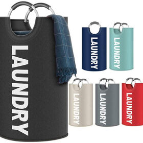 Round Laundry Bag With Alloy Handle