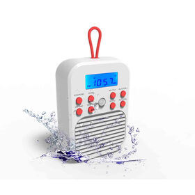 Radio de ducha impermeable con sensor de movimiento y batería integrada - Ideal para mayoristas y distribuidores