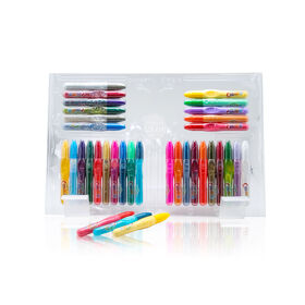 10.5ML*31PCS Pegamento con Brillo 3D en Caja de Color - Ideal para Manualidades y Decoración