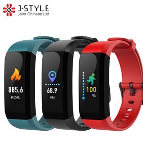2020 bracelet de surveillance de la fréquence cardiaque podomètre compteur de pas étanche IP68