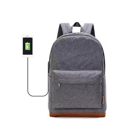 Wholesale Custom Logo school bag with USB charger Backpack For Men