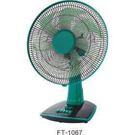 Compact Desktop Fan with 4 Speed Settings, Sturdy Base for Home & Office Use