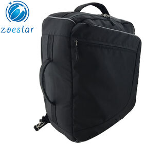 Robustes Nylon-Handgepäck-Rucksack mit Organizer, Weekender-Reise-Kabinentasche für Geschäftsreisen