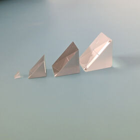 BK7 Fused silica Equilateral triangular Right angle prism with Al Au Ag HR coating