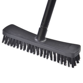 Outdoor Deck Brush with Long Handle and Stiff Bristles Heavy Duty Push  Broom for Cleaning Driveway - China Deck Scrub and Floor Brush price