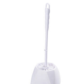 Good Grips Compact Plastic Toilet Brush and Holder in White