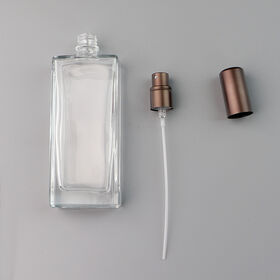 50 ml tall glass perfume bottle with sprayer