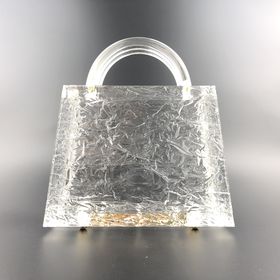 acrylic clutch bag uk