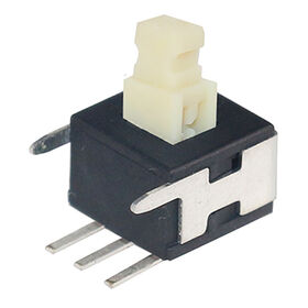 PB-22E69AS Interrupteur à bouton-poussoir 3 broches avec une durée de vie de 10 000 cycles/classement 0,2 A/12 V CC/tension de tenue 250 V CA