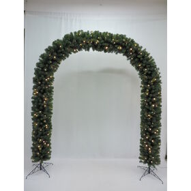Artificial christmas Arch tree 8ft with LED
