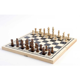 Buy Wholesale India Wooden Chess Set High Quality Folding Chess Board  Standard Level Professional Use With Customization Of Logo Design And Size  & Wooden Chess Play Board Set at USD 7