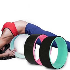 Buy Wholesale China Yoga Wheel Waist Abdominal Fitness Gym Workout Yoga  Pilates Circle Roller For Back Pain Stretching F & Yoga Circles at USD  22.63