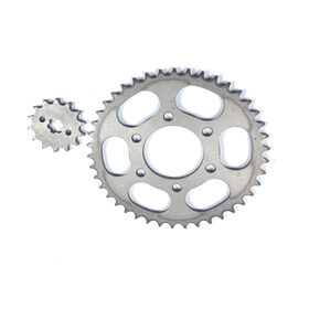 Strong Steel Front & Rear Motorcycle Chain Sprocket Set 5.8-7.2mm Thickness BAJAJ aftermarket