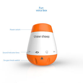 Portable White Noise Sound Machine White Noise Appease Machine USB Timed Sleep 6 Soothing Sound Music Baby Sound Machine