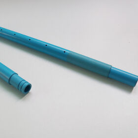 Conector de membrana para filtro de agua: tubo central y tubo de permeado