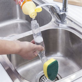 Buy Wholesale China Convenient And Multifunctional Decontamination Silicone  Dishwashing Brush Kitchen Decontamination & Silicone Dishwashing Brush  Fruit Brush Kitchen at USD 0.025