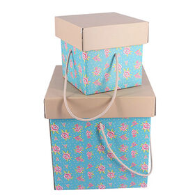 Caja de envío corrugada de papel a bajo precio con impresión de tamaño personalizado