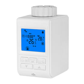 Smart Thermostat-Heizkörperventil mit LCD-Temperaturanzeige - Intelligente Heizungssteuerung für Haus und Büro