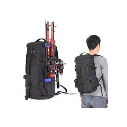 Large Rolling Fishing Backpack - Cooler Compartment Fishing Rod
