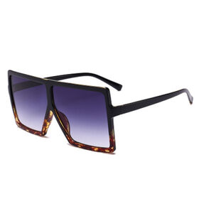 Unisex Übergroße Sonnenbrille Vintage Retro Designer Shades für Damen Herren UV400 Fashion Sonnenbrillen