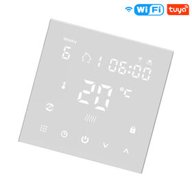 Termostato Inteligente Wifi para Caldera de Gas/Agua - Termostatos Wifi Programables Digitales para el Hogar