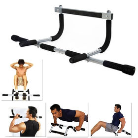 Barre de traction pour porte, barre d'exercice portable pour tractions, pompes et abdominaux, système de gym à domicile