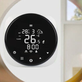Termostato Inteligente WiFi para Calefacción, Controlador Digital de Temperatura con Pantalla LCD para la Industria HVAC