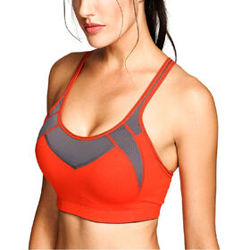 Buy Wholesale China Ladies' Sports Bra, Back Panel In Breathable Mesh,  Illusion Mesh, Adjustable Straps, Sportswear & Ladies' Sports Bra at USD 5