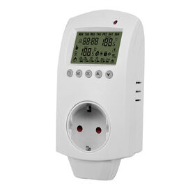 Prise de Minuterie Électrique Numérique UK 24 Heures 7 Jours Programmable Hebdomadaire pour Lumière 240V Numérique