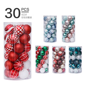Christmas decorations 6cm/30pcs special-shaped Christmas tree pendant painted Christmas ball set
