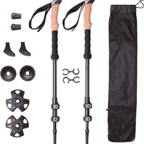 Buy Wholesale China Export Adjustable Hiking Poles, Lightweight Collapsible,  Durable 7075 Aluminum, Natural Anti-sweat Cork Grips, All Terrain & Hiking  Poles at USD 4