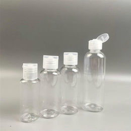 10ml, 20ml, 30ml, 50ml, 60ml, 100ml Plastic Bottle with Flip-Top Lid Cap -  China 100ml Pet Round Bottle, Hand Sanitizer Gel Bottle