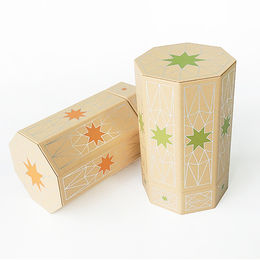 Tubos de papel kraft ecológicos personalizados para beber, pajitas de trigo natural, empaque cilíndrico redondo
