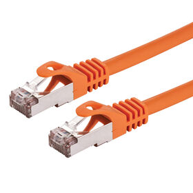 Cat7 Ethernet Cable 75FT Black, Intelart Network cord Cat-7 Flat RJ45  Computer Internet Lan Router 