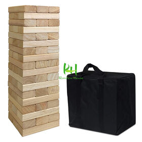 Wooden Stacking Blocks Drinking Game