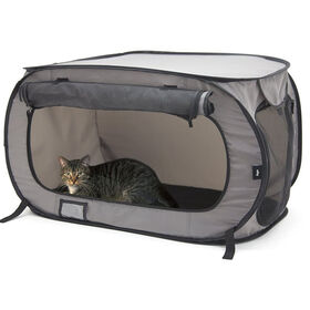 SportPet Große Pop-Up-Hundehütte, Tragbarer Katzenkäfig, Wasserdichtes Haustierbett, Transportbox-Kollektion