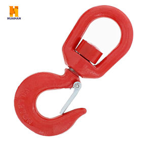 SCIEO 3 Ton Swivel Lifting Hook Heavy Duty Rigging Swivel Hook. G80 Crane Swivel Hook Hoist Swivel Eye Hook for Rigging and Lifting, Rotating Swivel