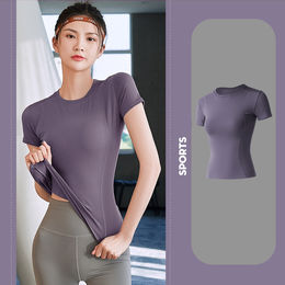 Buy China Wholesale Gym Wear Women's Frint Zipper Long Sleeves Shirt Women  Compression Sports Top Sexy Sports Crop Top & Sports Top Gym Wear Top $7.16