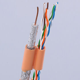 OEM Figure 8 RG6+CAT5e combine cable for 5G for sale