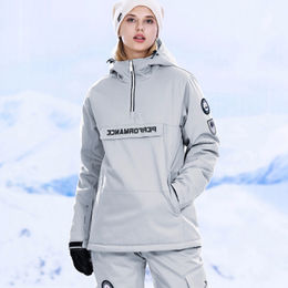 Veste Ski Femme, Capuche Imperméable Coupe-Vent combinaison de neige  combinaison ski Rembourré Snowboard Zipper Ski Suit Overall Ski Vetement  Vintage