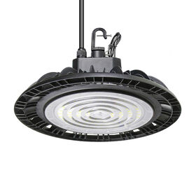 Warehouse UFO Led High Bay Light, 100w 150w 200w 240w Dimmable IP65 Waterproof ETL DLC Certificates