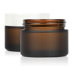 Buy Wholesale China 50g Black Matte Frosted Glass Cream Jar With Plastic  Bamboo Lid & Black Matte Frosted Glass Cream Jar With Wood Lid at USD 0.53
