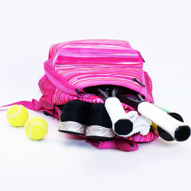 Buy Wholesale China Tennis Ball Bag Designer Ladies Pink Waterproof Custom  Tennis Racket Bag & Tennis Bag at USD 14.5